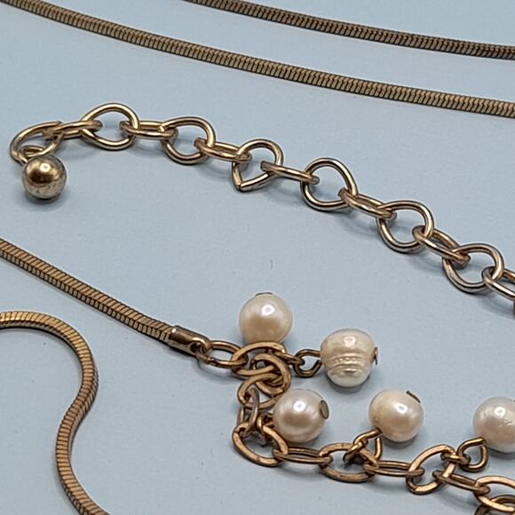 Chico's Long Gemstone Pendant Necklace, Cultured Pearls, 40 Inches - Picture 6 of 8